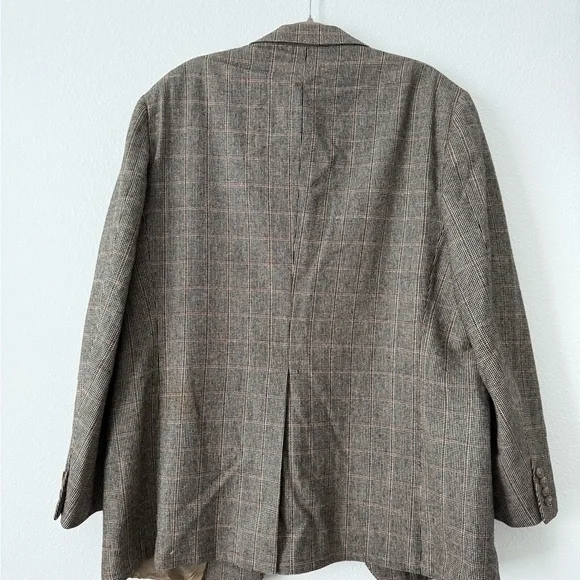 Ralph Lauren Beige and Black Houndstooth Blazer